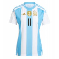 Maglie da calcio Argentina Angel Di Maria #11 Prima Maglia Femminile Copa America 2024 Manica Corta